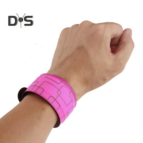 Перезаряжаемый светодиодный браслет для бега, светящиеся браслеты со светодиодной подсветкой, браслет для ночного велоспорта, ходьбы, бега, беговой экипировки