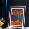 1 шт., художественная картина с движущимся песком, стекло, 3D зыбучий песок, картина, песочные часы, украшение для дома, морской пейзаж в движении