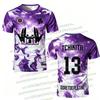 2026 New JUL Album Jersey French Rapper Hip Hop Streetwear 90 Minutes MM9 JUL Football T-shirt Men's And Women's Casual Clothing