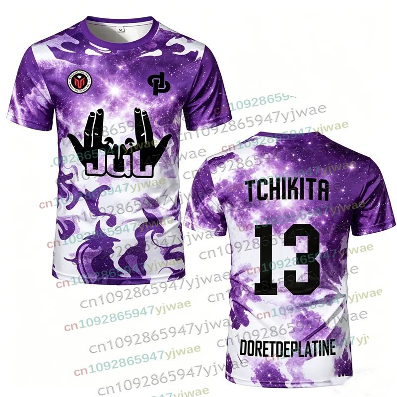 2026 New JUL Album Jersey French Rapper Hip Hop Streetwear 90 Minutes MM9 JUL Football T-shirt Men's And Women's Casual Clothing