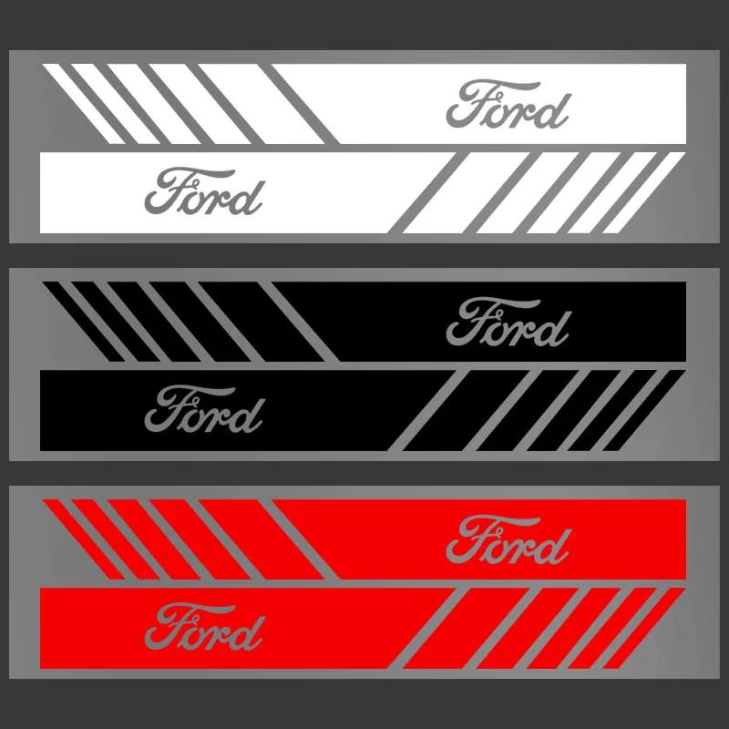 Car Sticker Hot For Ford New Car Sticker Non Fading Strips Rear View Mirror For Ford Focus 2 3 MK2 MK3 MK4 Kuga Fiesta Ecosport