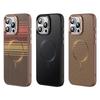 Защитный чехол iPhone 16 Pro с текстурой кевлара и iPhone 15 с углеродным волокном, магнитный, 14, противоударный