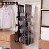 6 Pockets Bag Storage Bag Cloth Bag Thickening Purse Storage Dust Bag Hanging Wall Shelf Household Bag Finishing Collapsible Wardrobe Storage Handbag