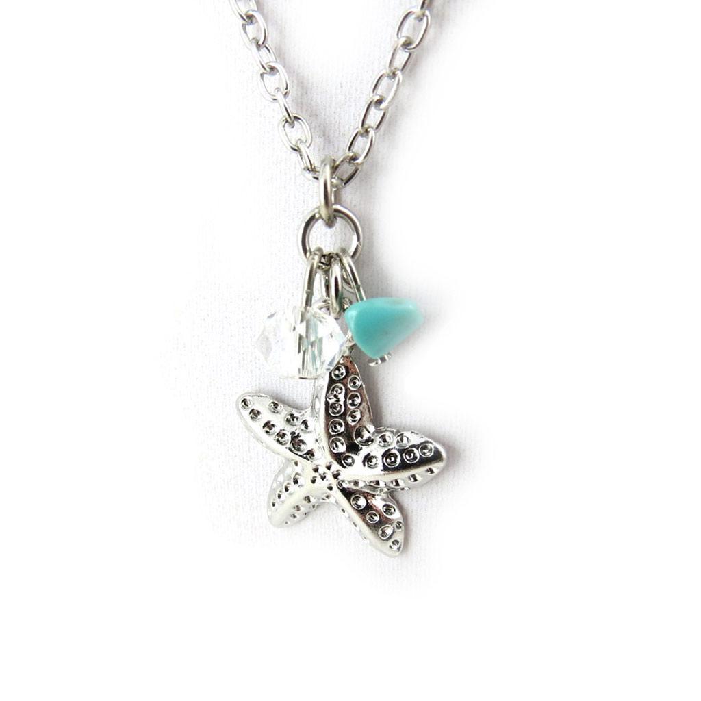 Les Trésors De Lily [N0296] - Серебряное дизайнерское колье «Морской мир» (морская звезда)
