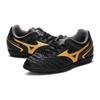 Mizuno Прочные детские футбольные бутсы с низким верхом из искусственной травы, черно-золотые, P1GE232550
