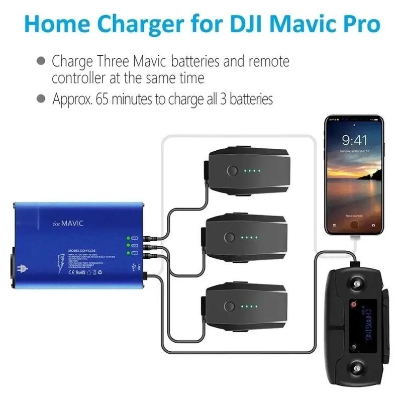 Replacement For Mavic Pro 5In1 Charging Hub intelligent Battery Home Charger Suitable and Platinum Accessories Repair Part