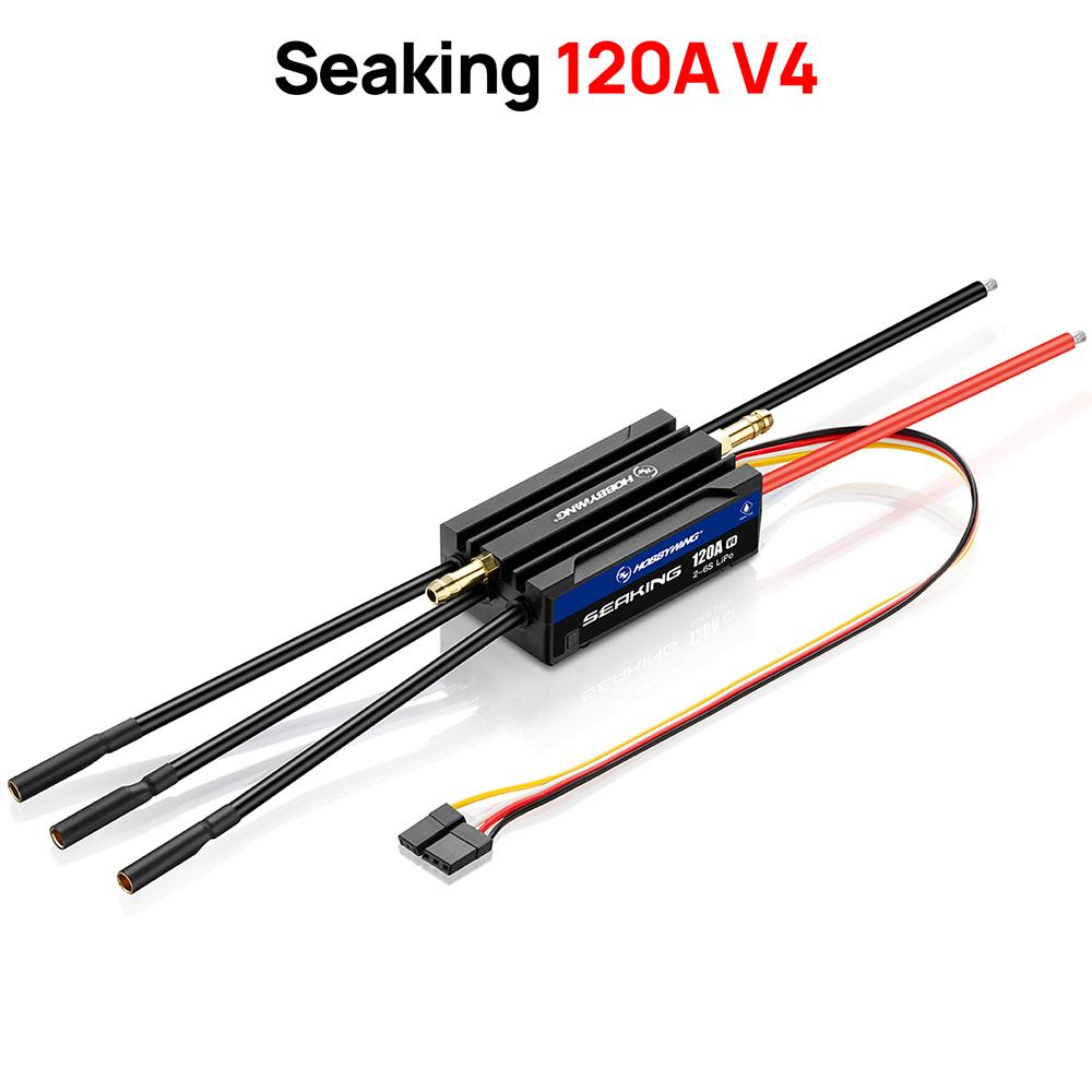 HOBBYWING Seaking Brushless ESC Boat ESC 30A 60A 90A 120A 160A IP67 For RC Model Boats