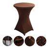 Height Stretch Round Tablecloth Cocktail Table Cover Spandex Table Cloth Bar Hotel Party Wedding Elastic TableCloth Decor