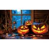 Halloween photography backdrop - pumpkin dance party - children's photo shoot - magical trend party decoration