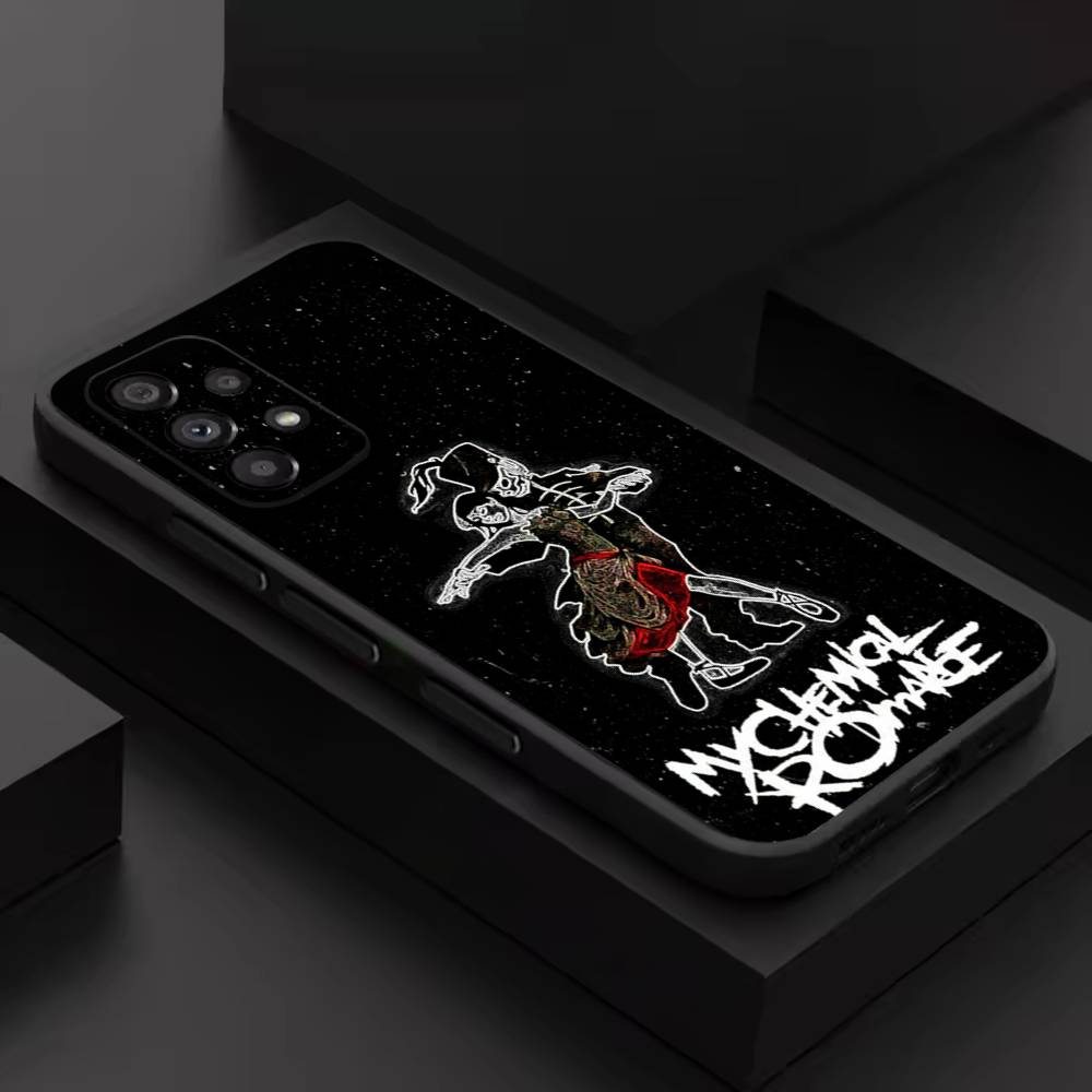 My Chemical R-Romance Band For Samsung S 26,25,24,23,22,30,21,10,9,Ultra,Plus,Lite,FE,4,5G Black Soft Case Phone Case
