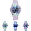 Cartoon Frozen Children's Watch With Night Light Quartz Silicone Watch For Elementary School Students Wholesale Hot Item