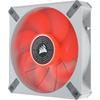 CORSAIR ML120 LED Белый 120мм Вентилятор на магнитной левитации с красной LED-подсветкой, одинарная упаковка ELITE, рамка, AirGuide, CO-9050126-WW