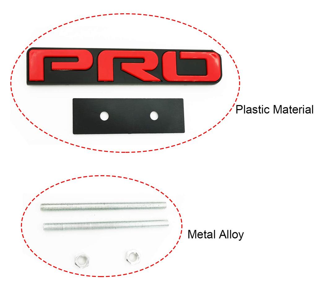 LJTsheng TRD PRO Вставка в решетку радиатора Эмблема Значок 5 9/16" 3D Украшение решетки Шильдик