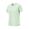 Comfortable Versatile Simple Solid Color Round Neck Short Sleeve T-Shirt Women Tops Sheep-Fat-Green ATSV044-4