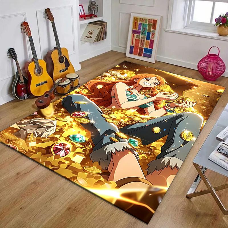 N-Nami1Printed Area Rug Carpet for Bedroom Living Room Home Decor Rugs Mat Non Slip Mat Rug for Bedside