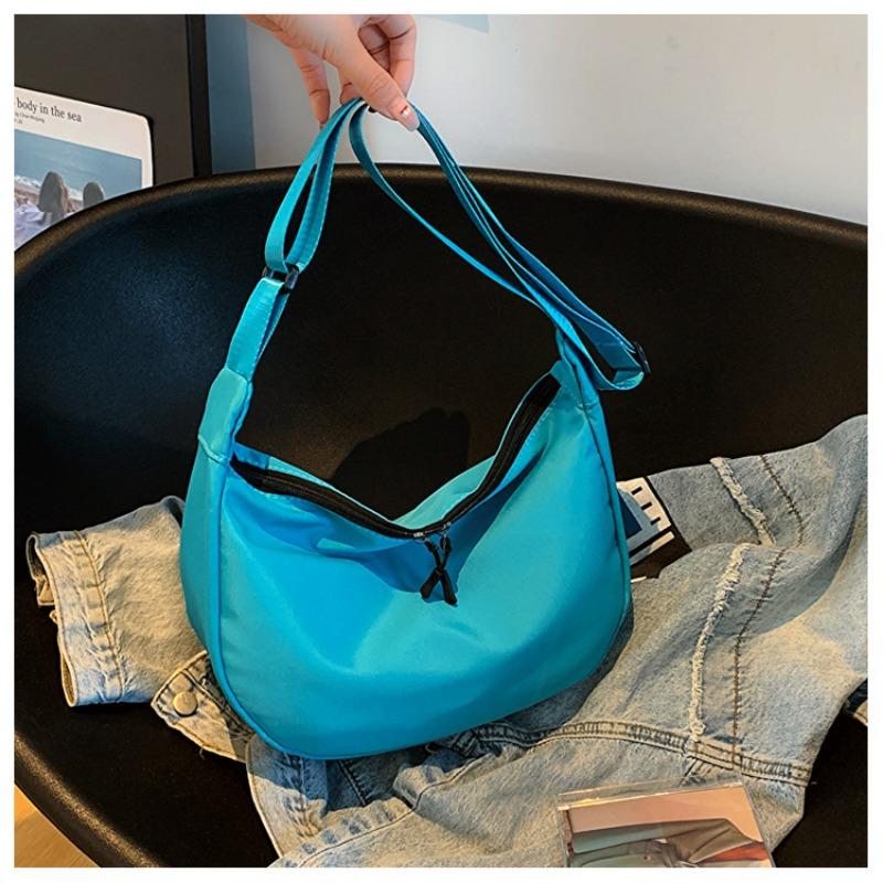 Сумка женская новая весенне-летняя приливная большая вместительная сумка-мессенджер повседневная и легкая из ткани Оксфорд простая сумка-пельмень