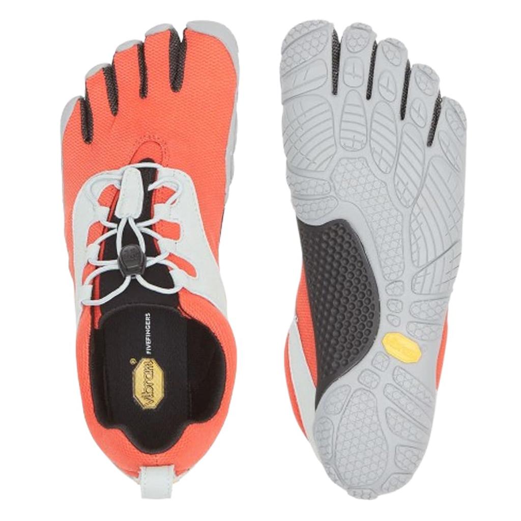 Кроссовки для бега Five Fingers Retro Training Indoor Red Grey RETRO 21W8003 [Vibram FiveFingers] женские женские V-Run красные/черные/серые EU38(23,0 см) [Элемент]
