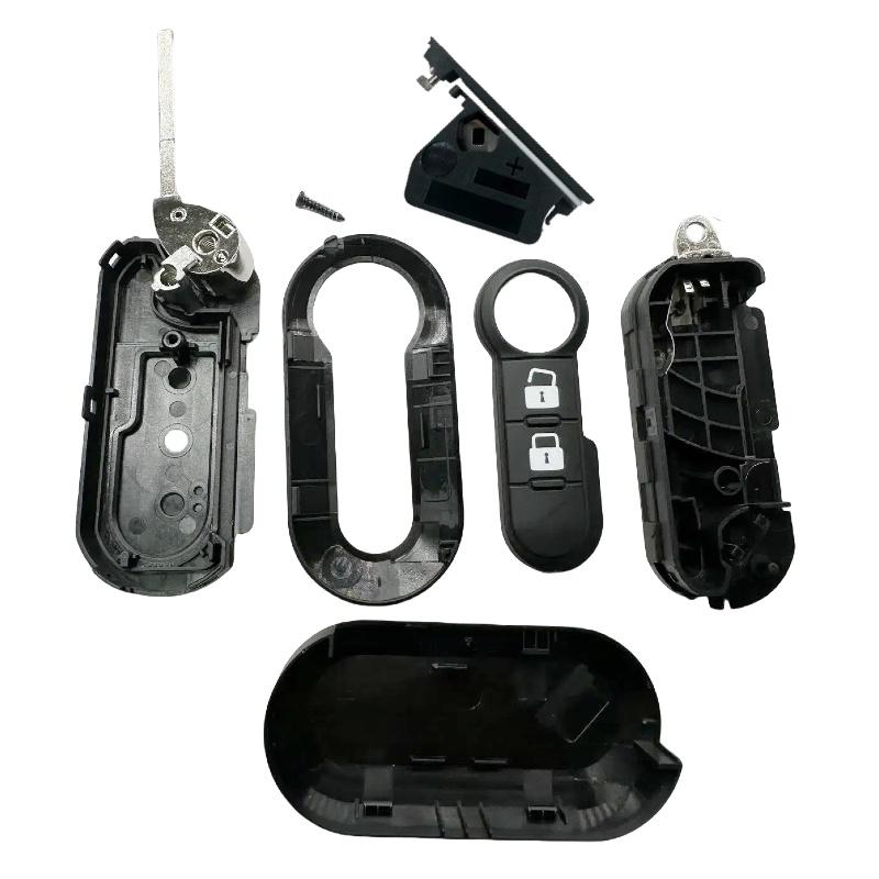 Good Quality For Fiat 500 Panda Punto Bravo 3 Buttons Car Key Remote Control Shell Blank Case Housing Fob Keyless SIP22 Blade