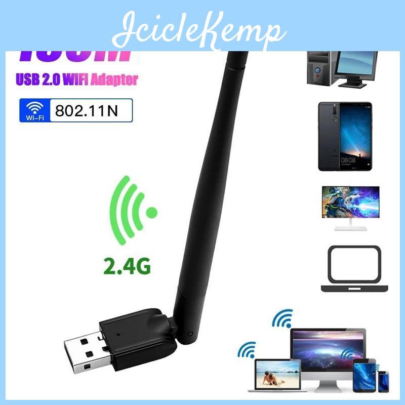 20 Wifi Wireless Usb Adapter Network Card Mt7601 150mbps 80211 Bgn Lan Adapter Mini Wifi Receiver Dongle With Rotatable Antenna