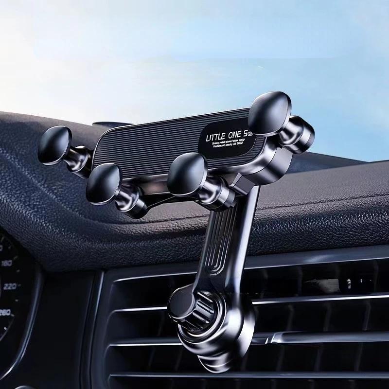 Car Air Vents Clip Mount Stand Extension Rod 360° Rotatable Gravity Car Phone Holder In Smartphone Holder Bracket GPS Support