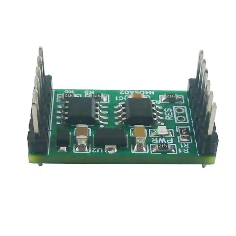 2CH 55-125℃ Modbus Temperature Sensors Module DS18B20 RS485 Adapter Board for Recorder Thermostatic Control