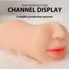 Three-Channel Double-Head Masturbator Real Doll - Adult Alternative Oral Sex Toy