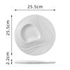 Irregular Terraced Ceramic Dining Plate Solid Color Dessert Plate Snack Plate Sushi Plates Molecular Cooking Creative Tableware