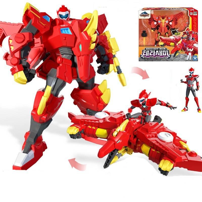Mini Special Forces Toy Super Dino Power Mecha Transformation Robot For Boys