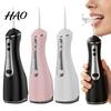 Tongue Coating Scraper Cordless Electric Water Flosser, 3 Pressure Modes And 4 Nozzles Design, 330ml Capacity Orthodontic Oral Irrigator Tank,