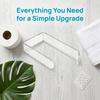 Acrylic Toilet Paper Holder Transparent Towel Storage Rack Durable Tissue Holder  Home Office