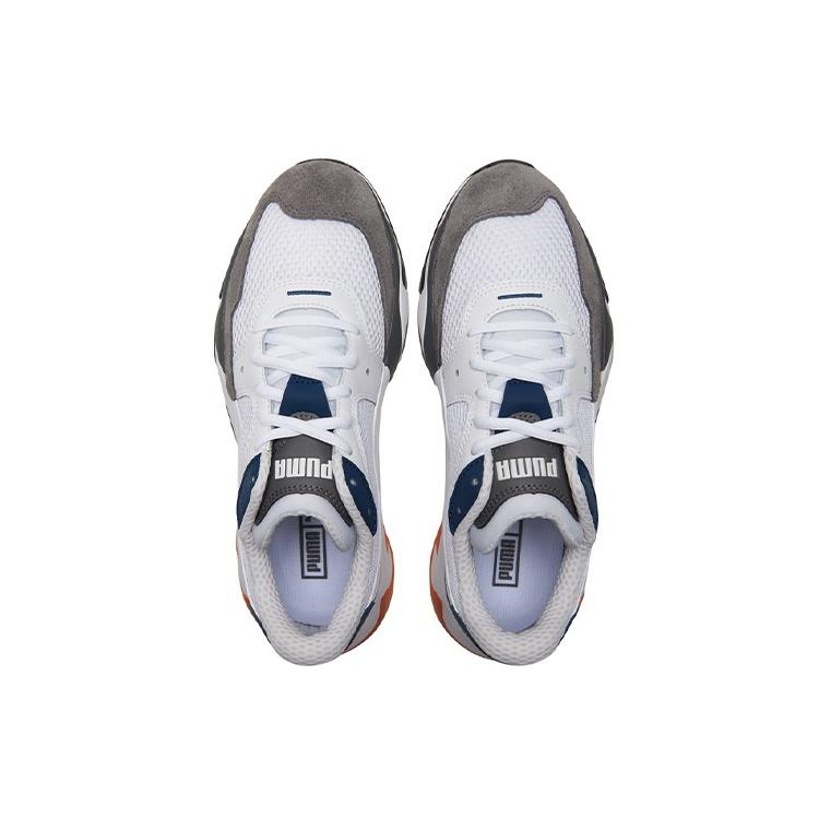 PUMA Unisex Storm Origin Sneakers White/Grey/Blue Men's 369770-10