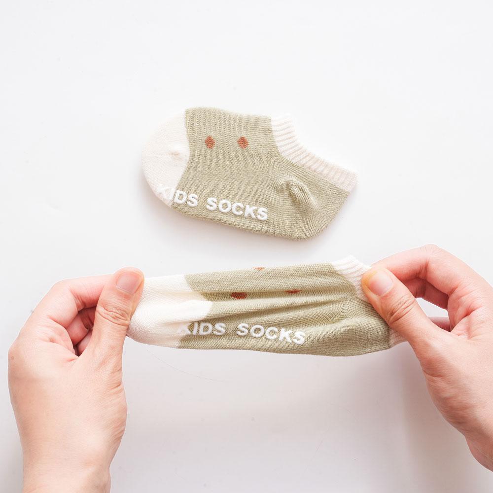 4 Pairs/Set Baby Socks Anti-slip Cartoon Cotton Socks For Girls And Boys Newborn Socks Spring Summer Kids Socks 0-8 Years Old