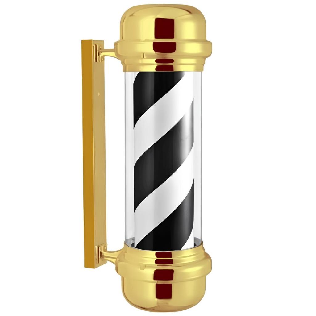 Ceiling Post Led Lamp Barberska Barberski Barber Sign Advertising Salon 68cm