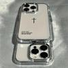 Простой Прозрачный Чехол для Телефона с Крестом Иисуса Для IPhone 17 16 15 14 13 12 11 Pro Max Air Plus Прозрачная Задняя Защитная Крышка Funda