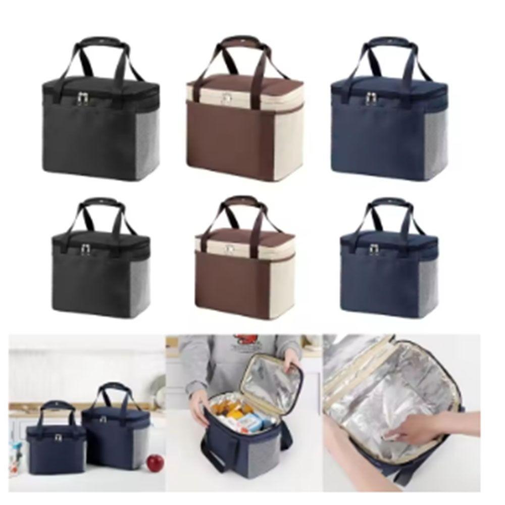 Прочная термосумка для пикника с жестким вкладышем, сумка-холодильник, повседневная сумка для ланча, охлаждающая сумка