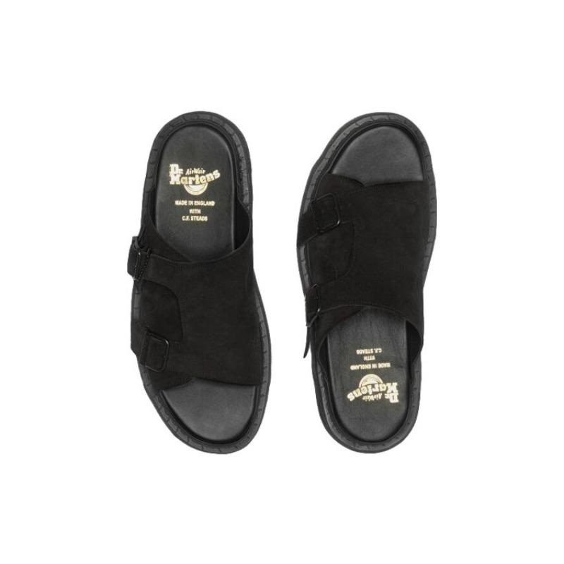 Dr. Martens Fashion Non Slip Rubber Sole Slide Slippers Unisex Black 27498001