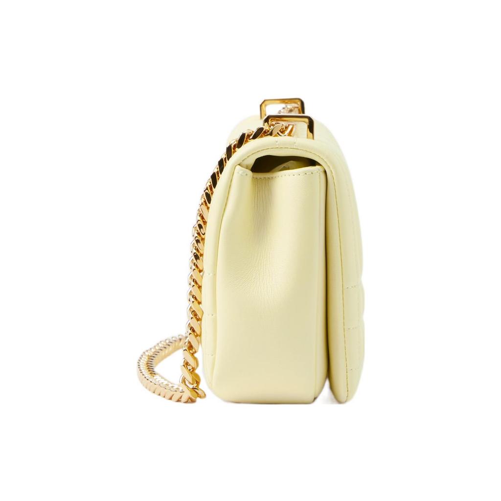 Burberry Lambskin Lola Bag, Crossbody Bag, Shoulder Bag Small Women's Cold Lemon 80661461