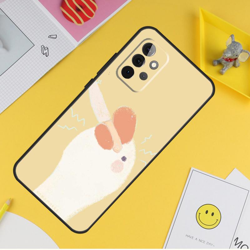 Мультяшный забавный чехол-гусь для Samsung Galaxy A16 A26 A36 A56 A06 A55 A35 A15 A53 A32 A52 A33 A13 A14 A34 A54 A17
