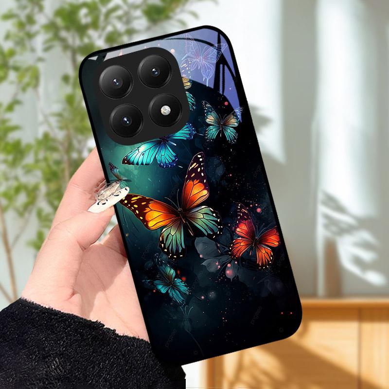 Чехол для Xiaomi 15T Pro Mi 15T 5G Защита объектива камеры Закаленное стекло Чехол для Xiaomi 15 T Pro 15TPro Ударопрочный чехол для телефона