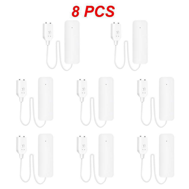 Сигнализация о затоплении Прочная конструкция Простая настройка Мониторинг в реальном времени Мгновенные оповещения Предотвращение ущерба от воды Беспроводной детектор утечки воды