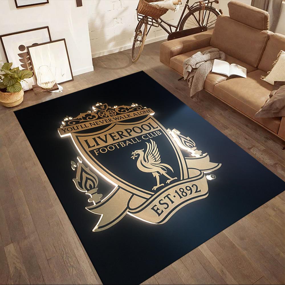 Liverpool Football Club Carpet Design For Outdoor Balcony Hallway Foyer Antislip Rug Anime Office Decor Perfect Gift For Valentine'S Wedding Birthday