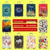 Custom Elastic Thickened Travel Suitcase Protective Cover with Picture Printing