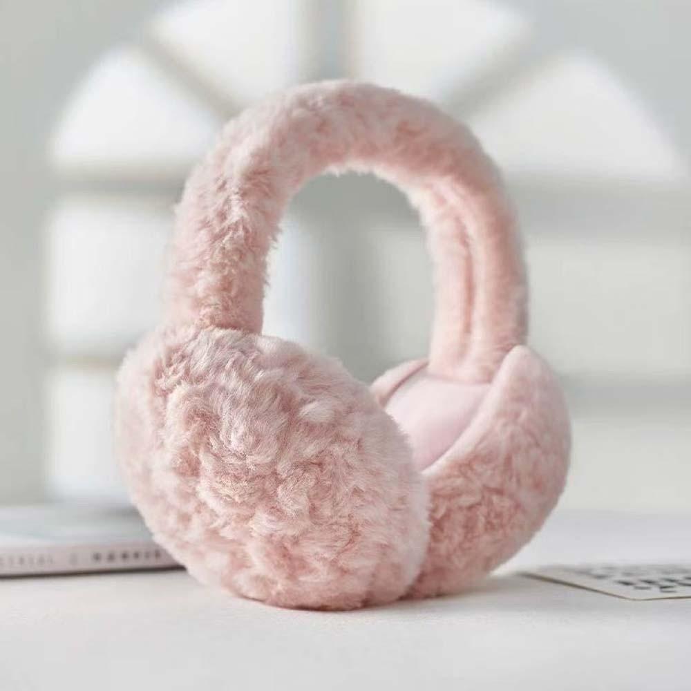 Плюшевые Складные Защитные Накладки для Ушей Ветрозащитные Зимние Утепленные Накладки на Уши Модные Однотонные Наушники Лыжные