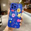 Colorful Flowers Strawberry Silicone Case For Samsung Galaxy S25 S24 S23 Ultra S22 S21 Plus S20 FE A55 A54 A15 A35 Soft Cover