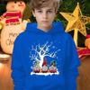 Boys Girls Holiday Cartoon Streetwear Autumn Winter Kids Christmas Hoodie Graphic Print Pullover Sweatshirt