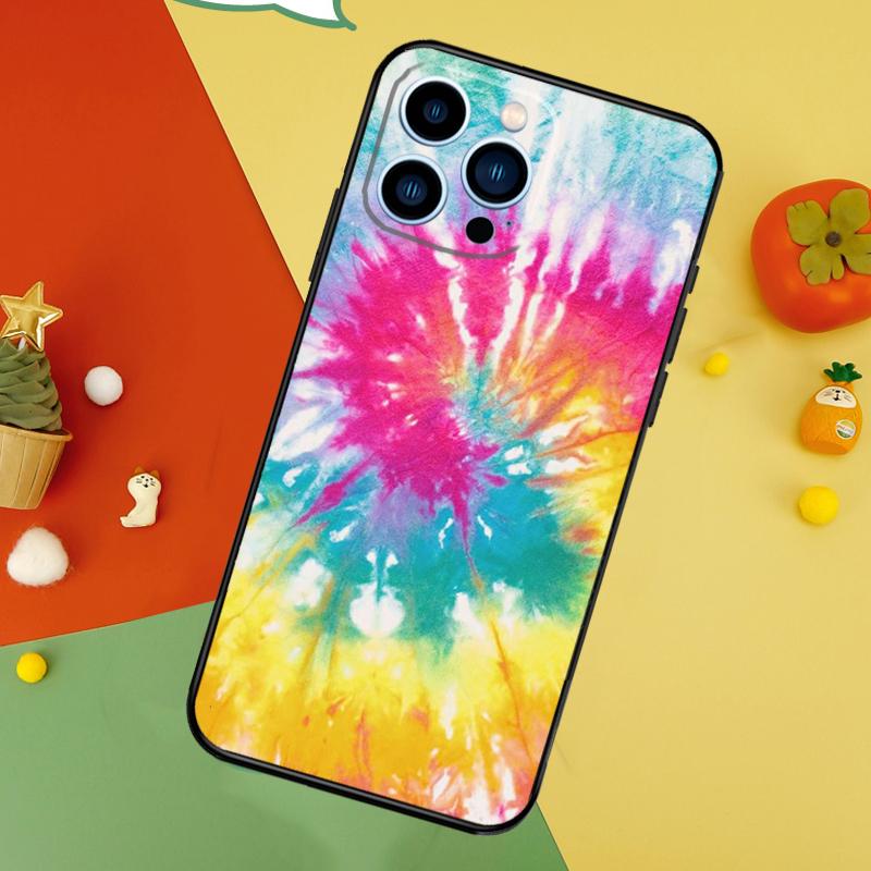 Tie Dye Trippy Phone Case For iPhone 17 Pro Max 16 15 13 12 11 14 Pro Max Plus 12 13 Mini 16e 17 Air Cover