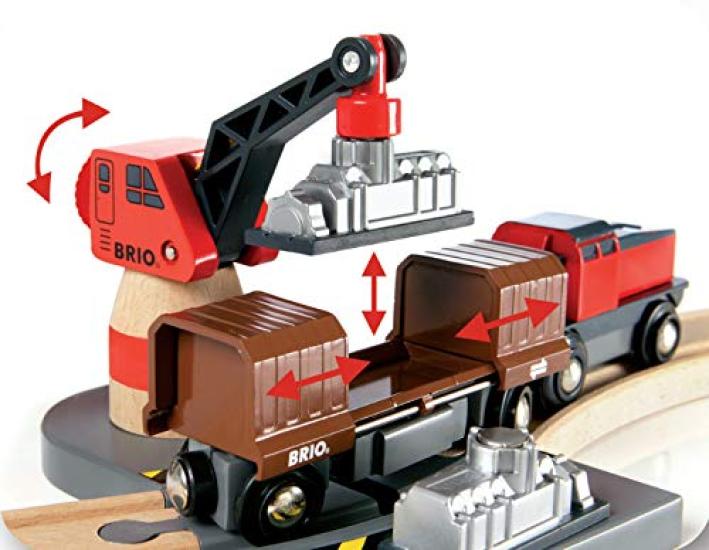 BRIO WORLD Rail & Road Deluxe Set Ages 3+ (Train Toy Wooden Rail) 33052