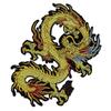 Chinese Dragon Golden Jeans Decoration On Clothes Clothing Accessory Patch Applique DIY