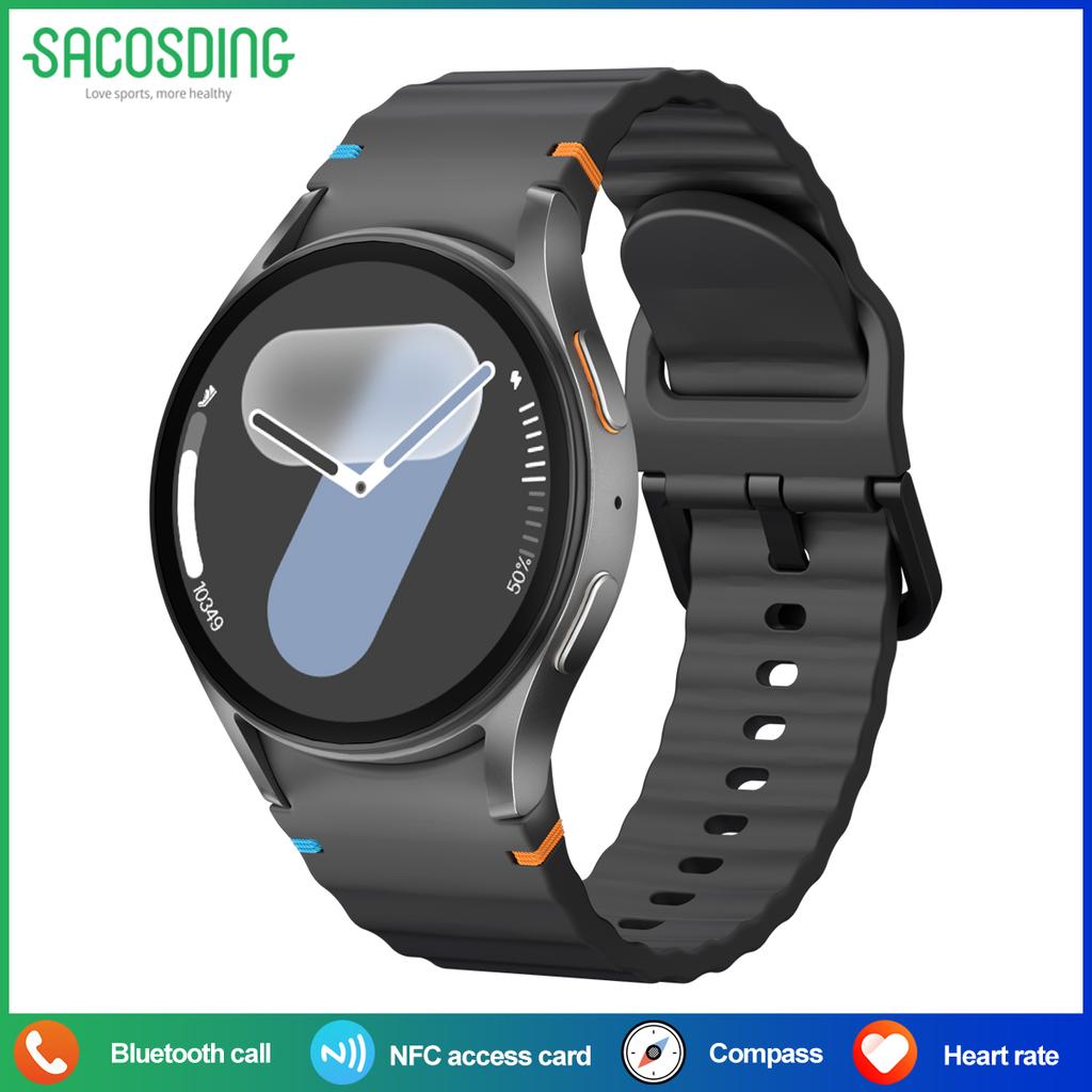 SACOSDING Watch7 Mini GPS Трек Компас Умные Часы Мужские Amoled Всегда включенный Дисплей Часы BT Звонки Умные Часы Женские Мужские Подарок