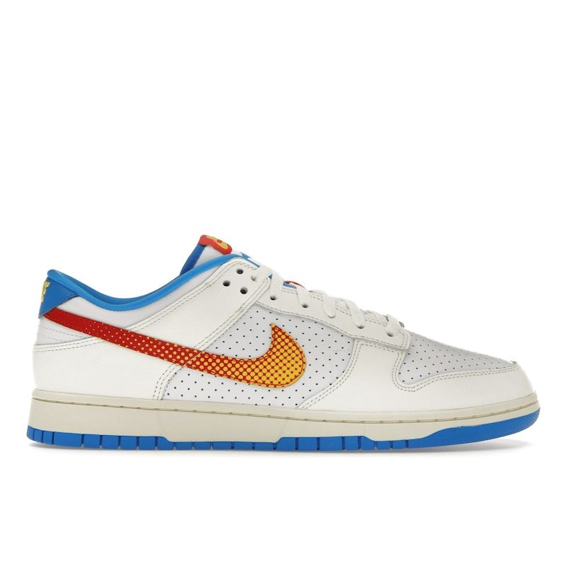 Nike Dunk Low Harlem Globetrotters Pack Unisex Sneakers Cream Sail University-Red HQ3613-133